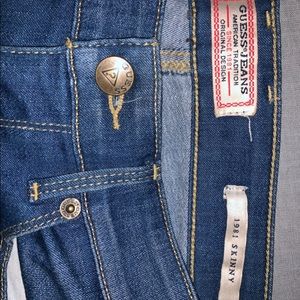 Guess high waisted skinny jeans